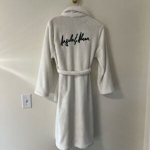 Angela & Alison White Plush Robe